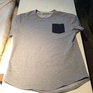 Bylt drop cut pocket tshirt size medium